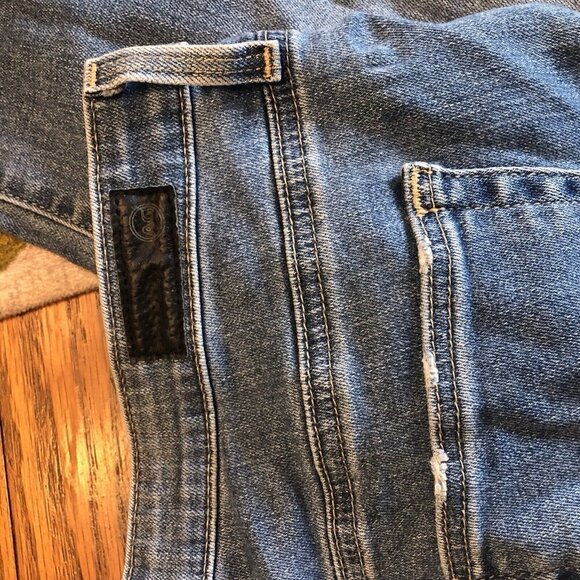 Adriano Goldschmied The Steve Ankle Slim Straight Ankle Jeans Women 31R Raw Hem - Picture 3 of 9